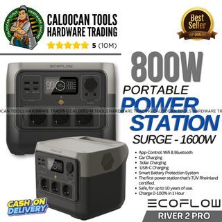 ECOFLOW 4-Way Charging Inverter Portable Power Station 800W - RIVER 2 PRO