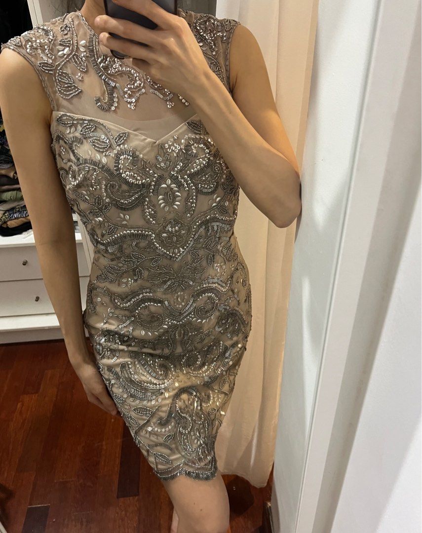 Miss selfridge store embellished dress
