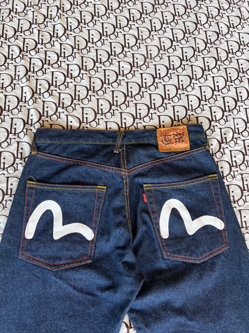 Evisu Dragon Jeans, Men's Fashion, Bottoms, Jeans on Carousell