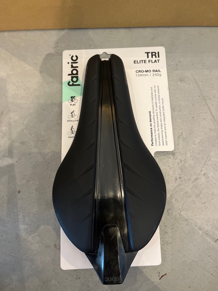 fabric tri elite flat saddle