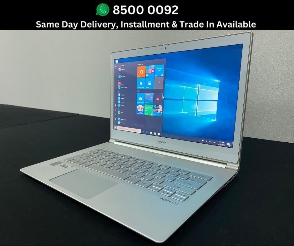 Fast Speed Acer TouchScreen Slim & LightWeight Laptop + MS Office + SSD ...