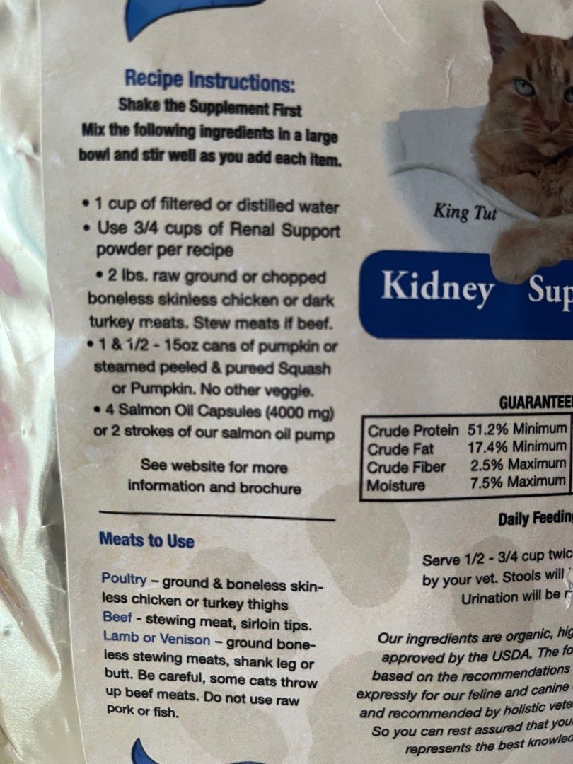 Feline instincts kidney support diet shop