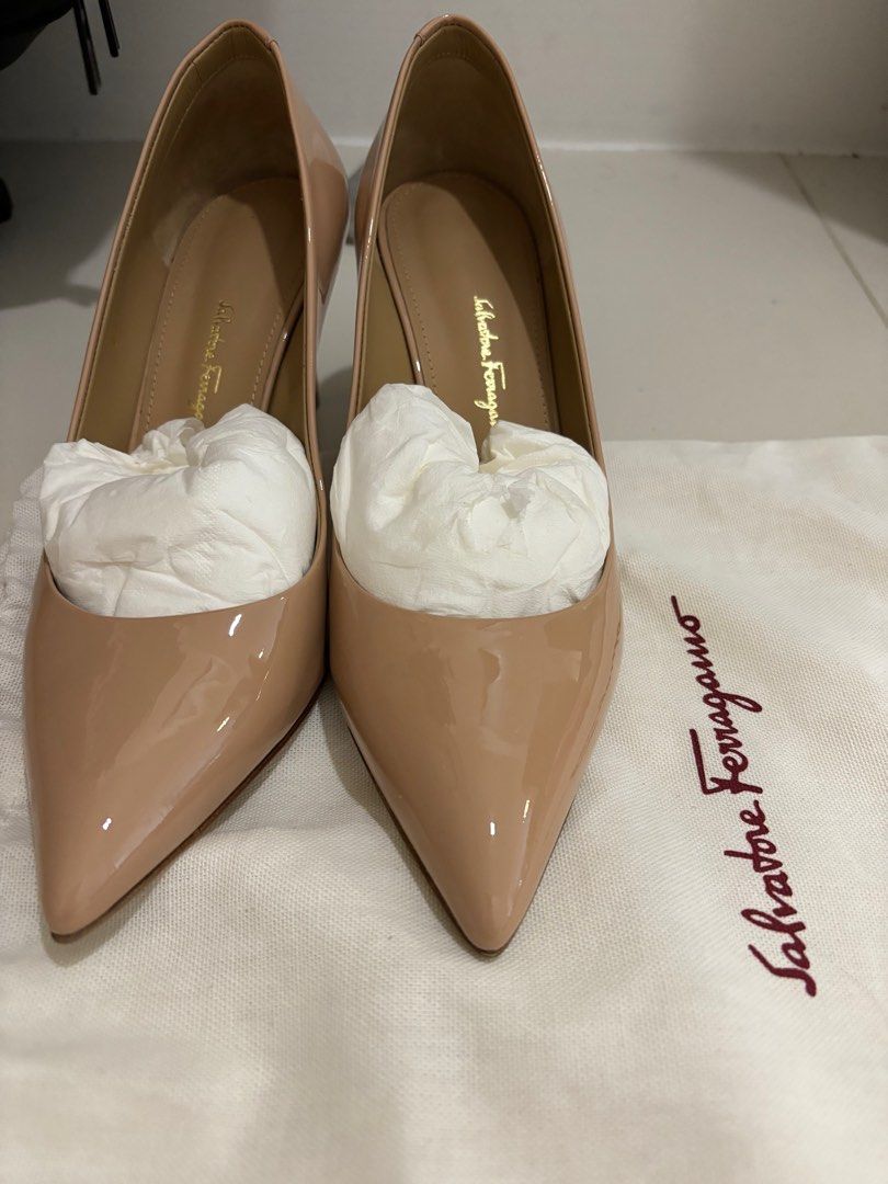 Women's FERRAGAMO Nude Heels