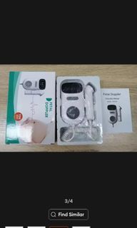 FITCONN BRAND Pocket Fetal Doppler Baby Heartbeat Detector 2.0Hz With LCD Monitor Screen