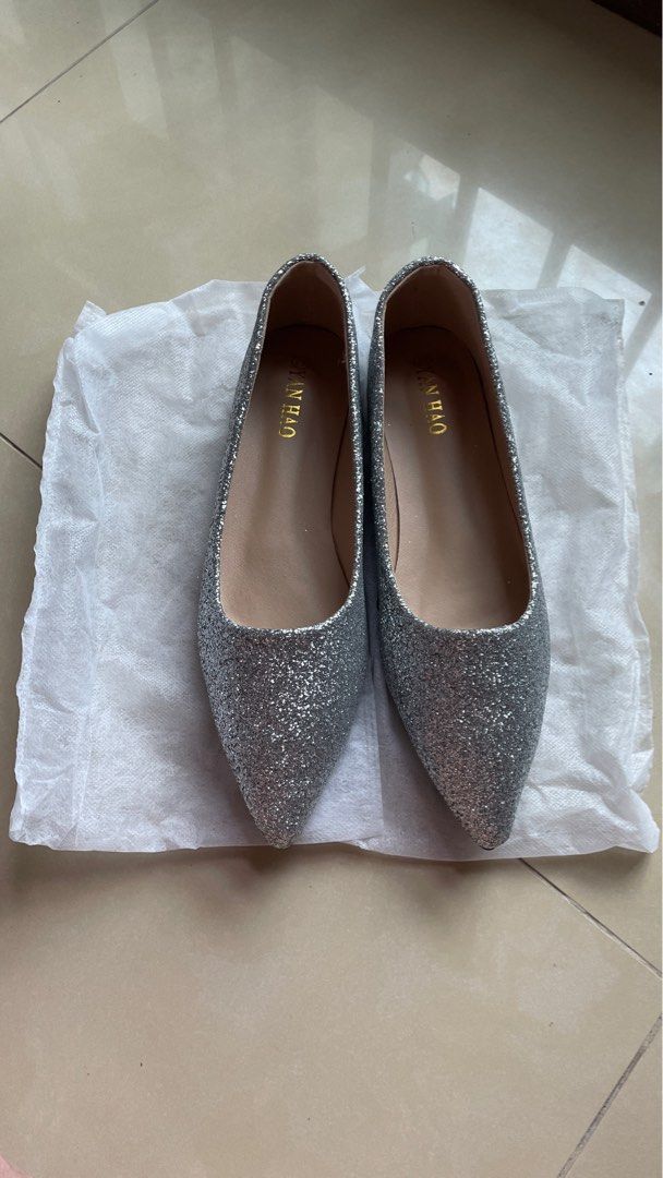 Glittery flats outlet