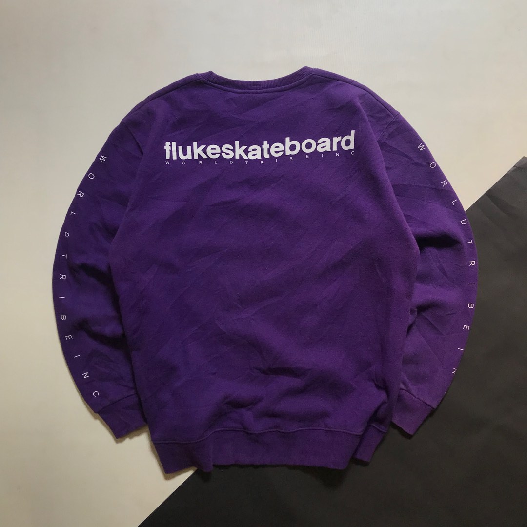 Fluke Crewneck Fesyen Pria Pakaian Atasan Di Carousell