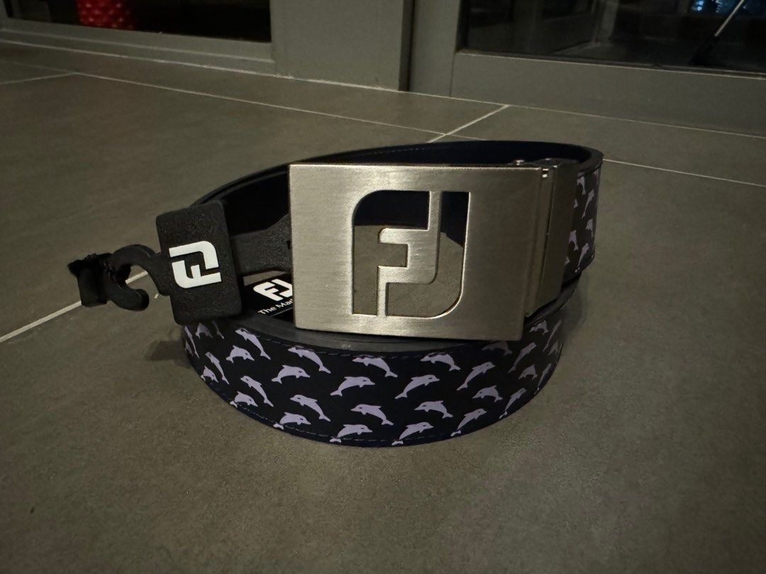 footjoy leather belt
