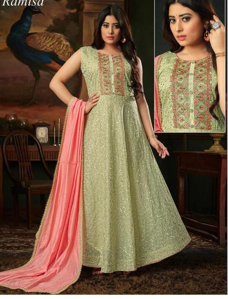 Full length ethnic gowns sale