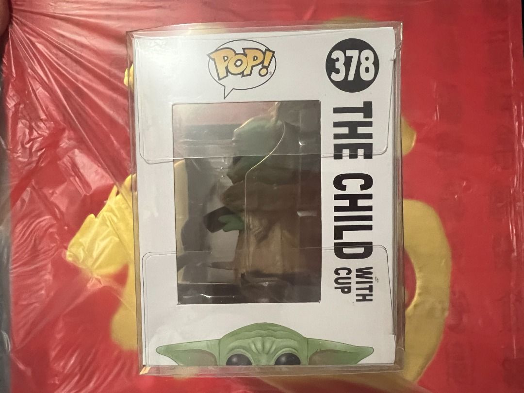 Star Wars Mandalorian Funko POP 378 The Child Baby Yoda With Cup