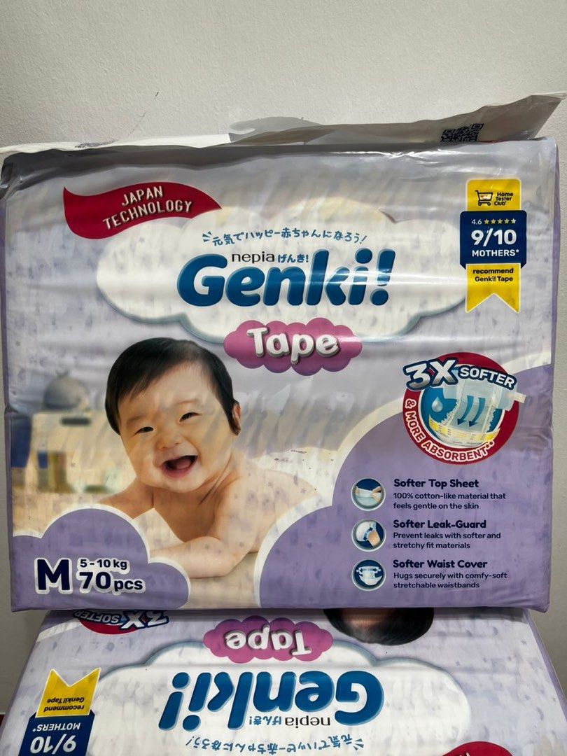 Genki pampers size m sales