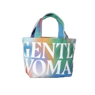 Gentlewoman Canvas Bag, Small Print Thai Tote Bag, Portable Mini Messenger Bag Gentle Woman Letter Handbag Women