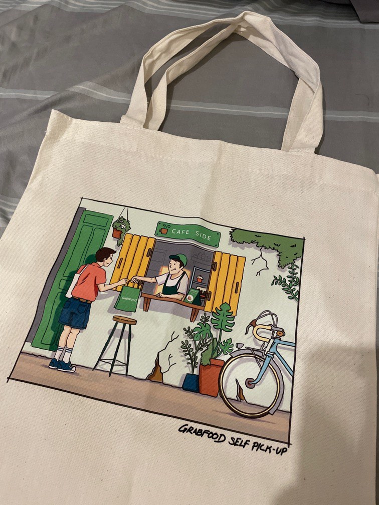 Grab Tote Bag, Women's Fashion, Bags & Wallets, Tote Bags on Carousell