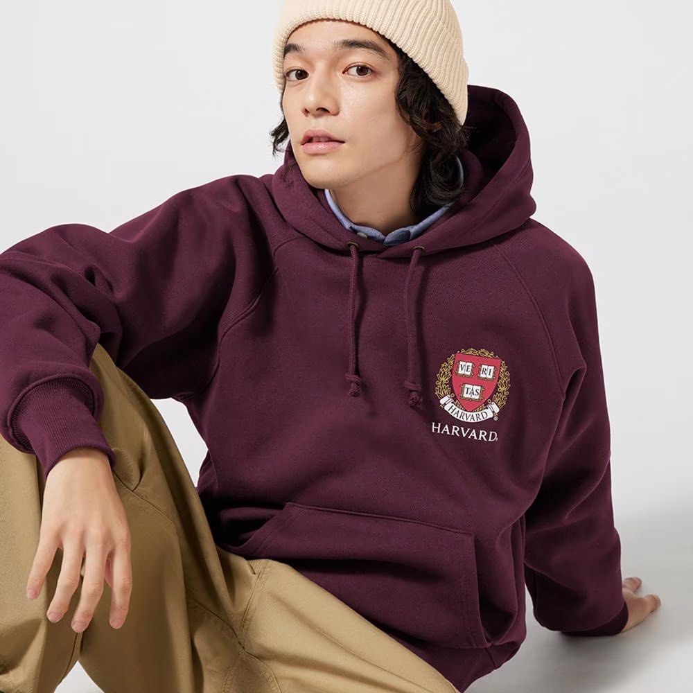 Harvard zip deals hoodie