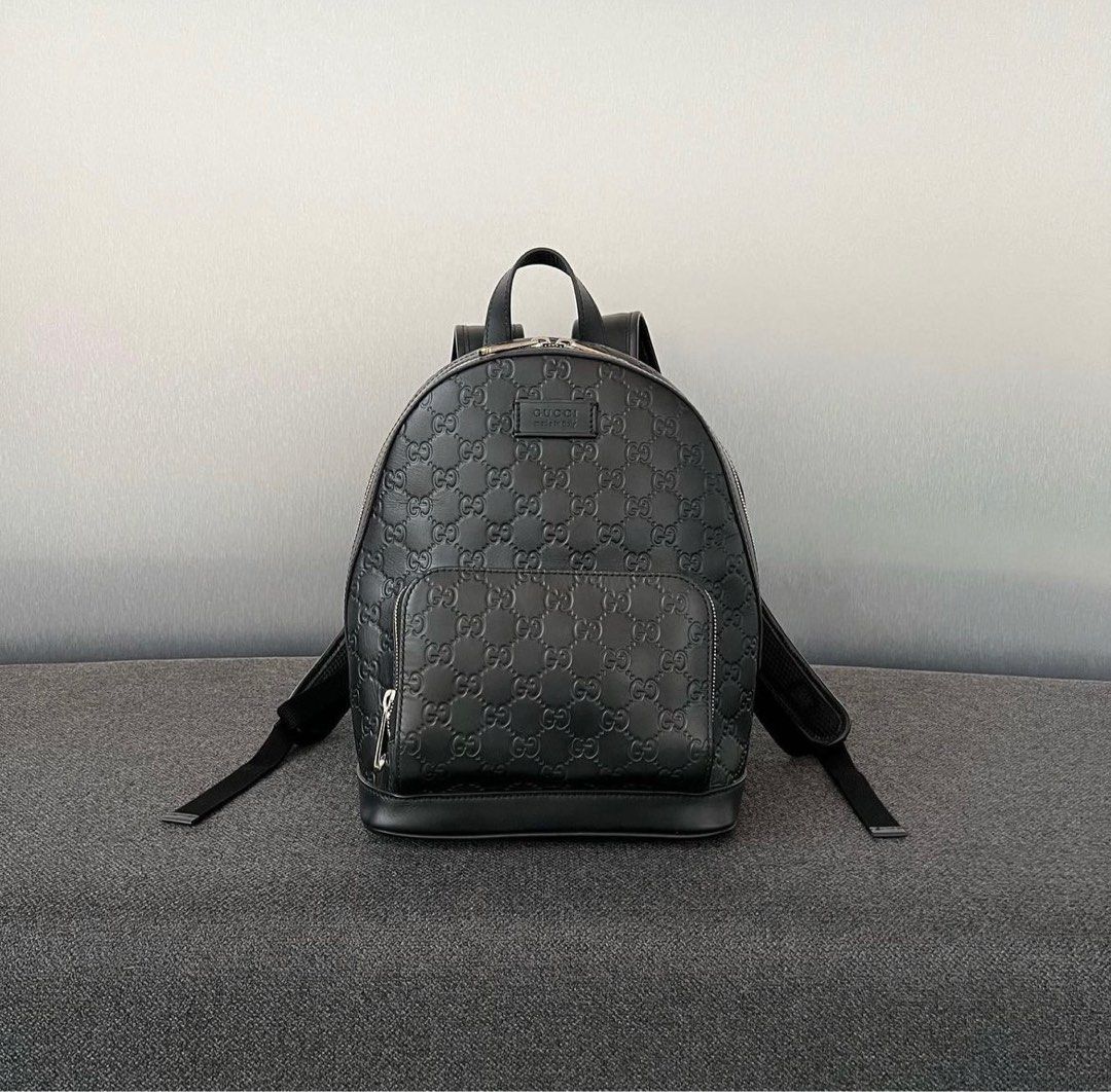 Small black hotsell gucci backpack