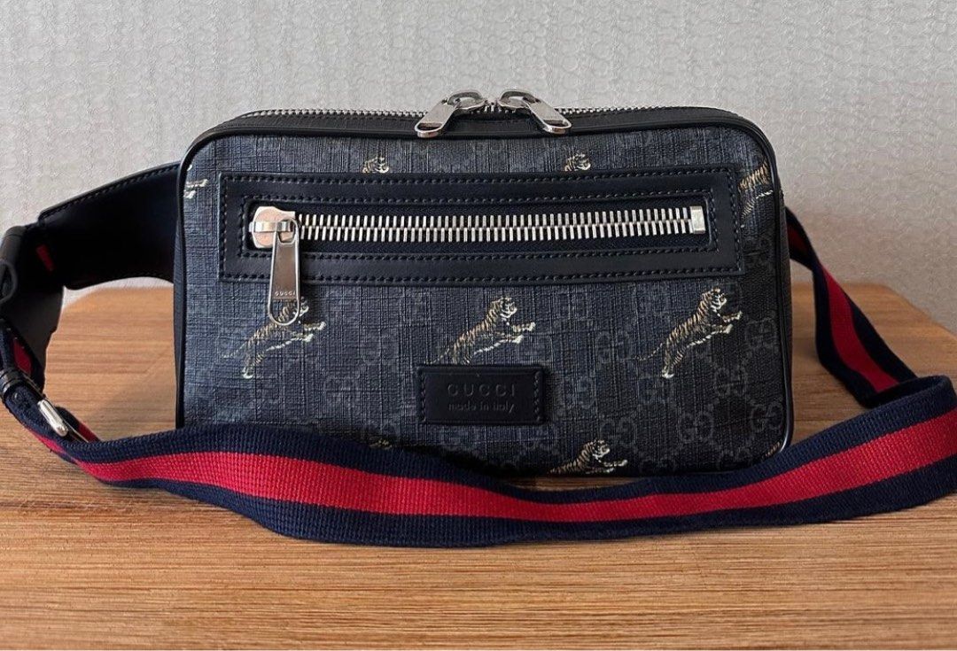 Gucci bestiary belt bag with tigers best sale