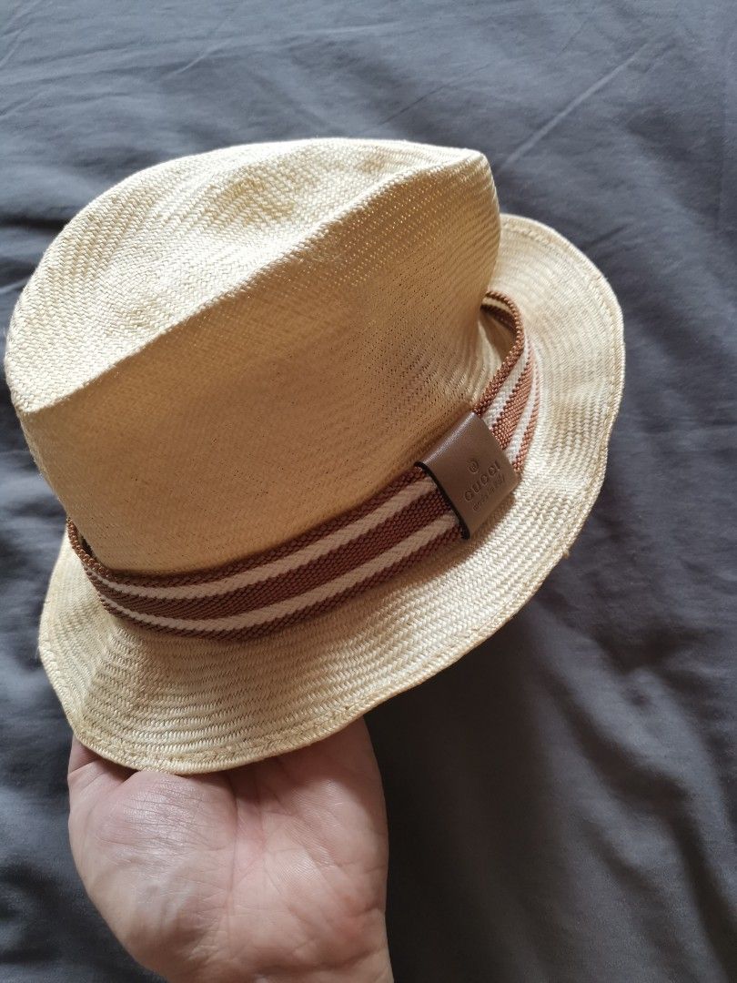 Gucci straw hat mens on sale