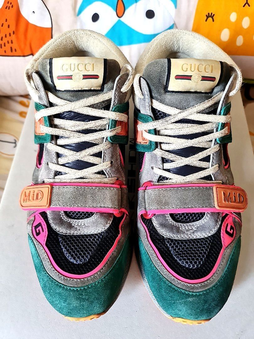 Gucci Ultrapace Mid-Top Turquoise/Grey Release Info