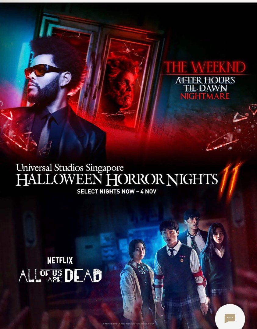 Halloween Horror Night Tickets With Express Pass, Tickets & Vouchers