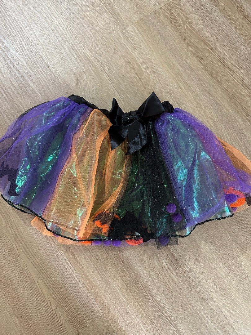 Girl Halloween pumpkin tutu skirt h m zara cotton on Babies