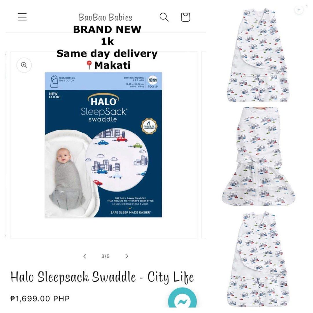 Halo sleepsack swaddle NB newborn, Babies & Kids, Maternity Care on