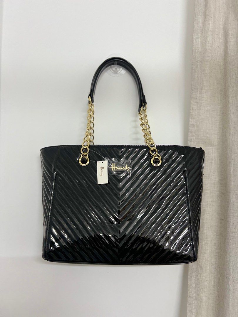 Harrods patent new arrivals chevron backpack