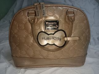 Loungefly Hello Kitty Black & Pink Dome Handbag Shoulder Bag GUC Rare  Sanrio