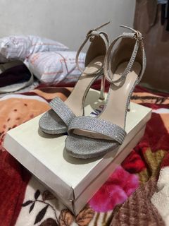 High Heel Sandals Rhinestone Bow Stiletto Women's Shoes
