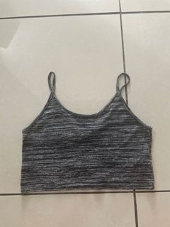 H&M DIVIDED Grey Crop Top - XS