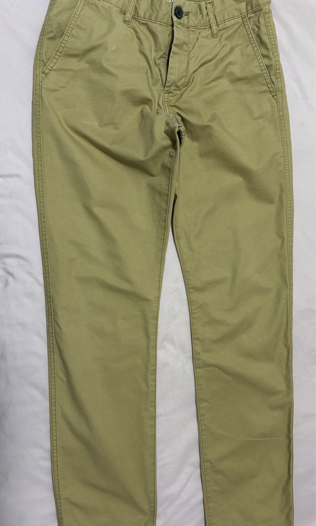 H M Skinny Fit Beige Chinos Men s Fashion Bottoms Chinos on