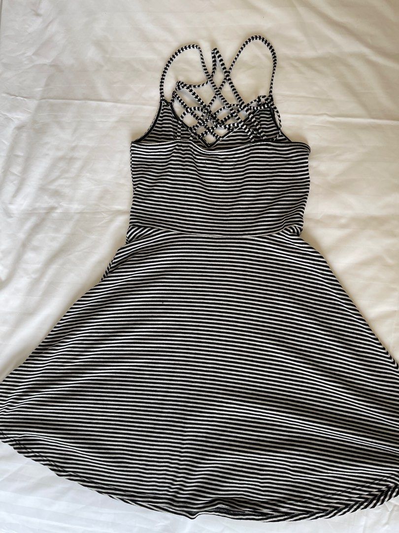 Hollister striped dress deals