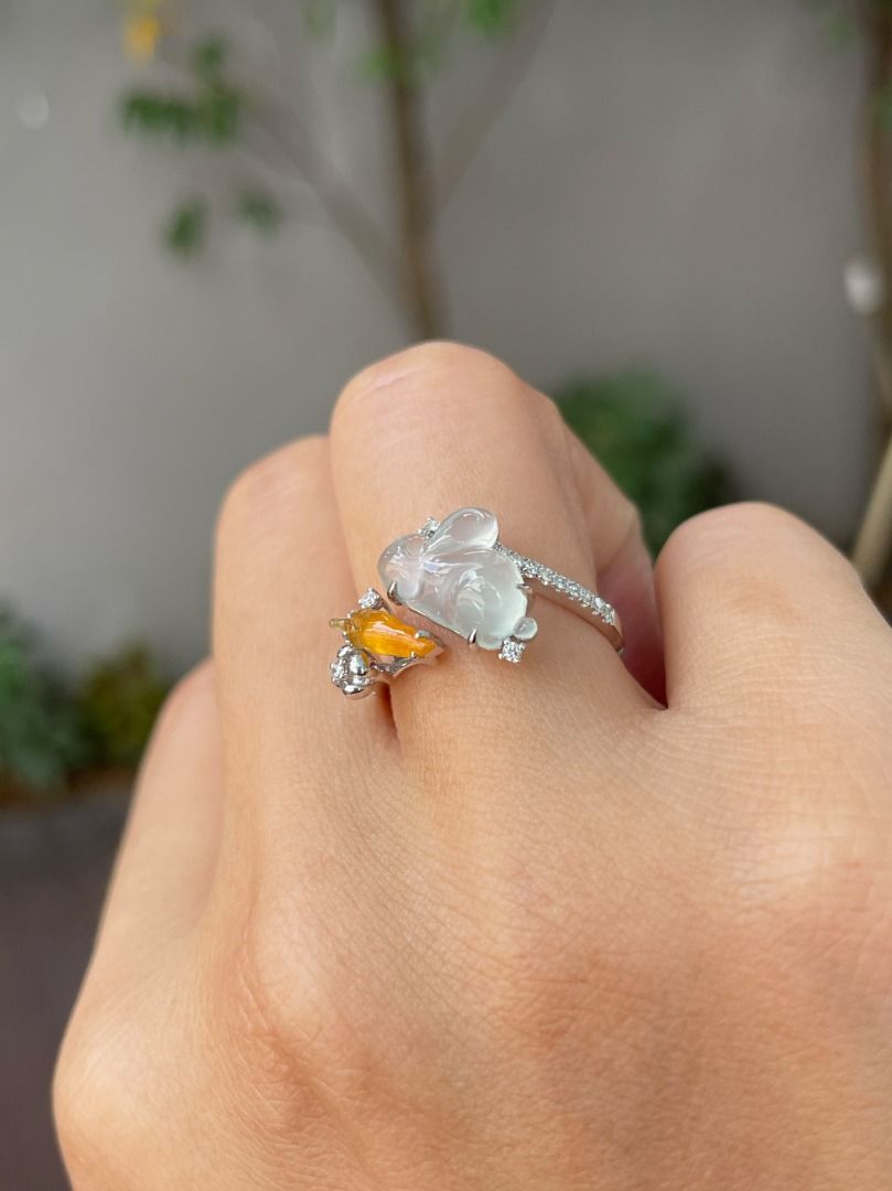 Raw jade hotsell ring