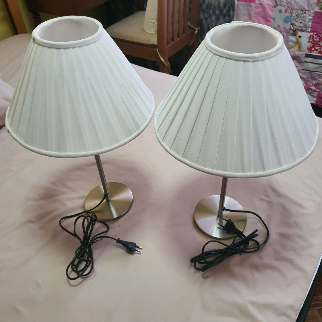 IKEA bedside lamp x2, Furniture & Home Living, Lighting & Fans