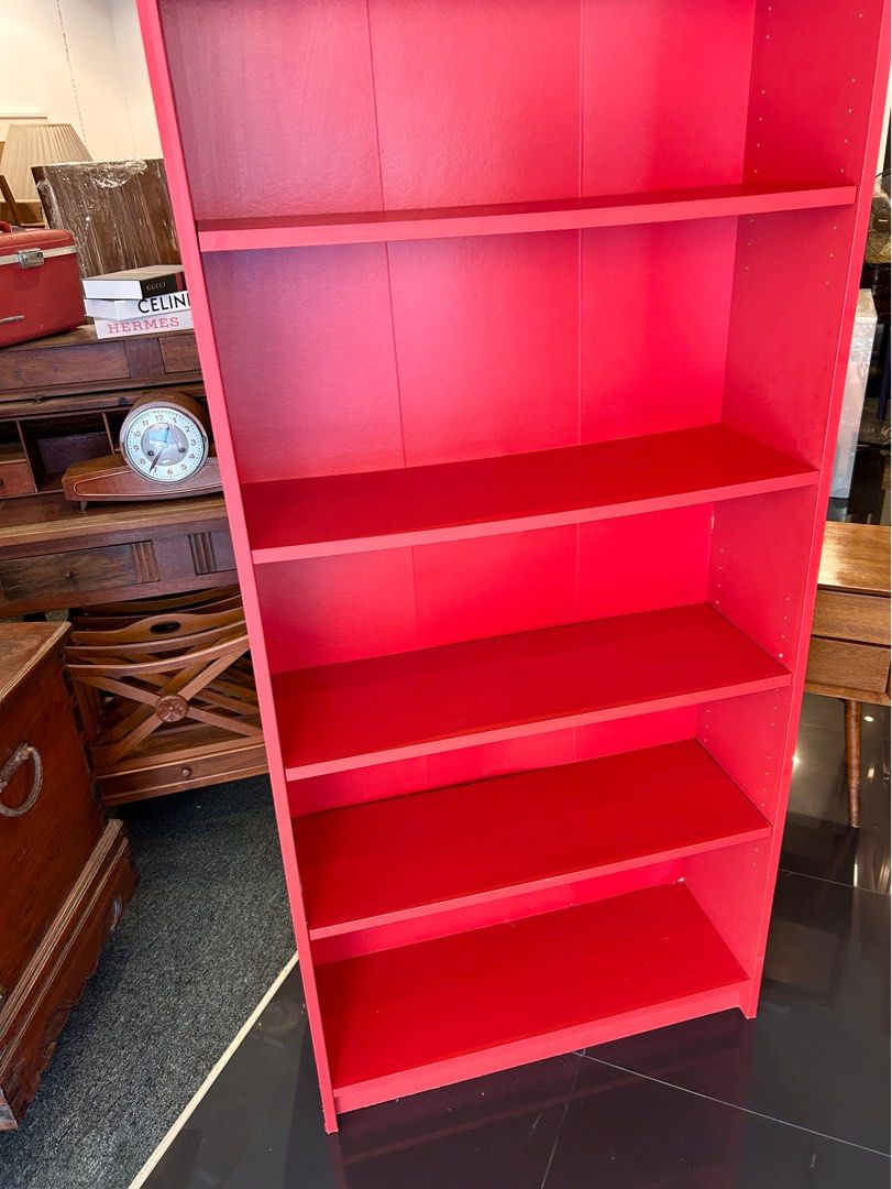 Ikea BILLY shelving unit RED limited edition, Furniture & Home Living