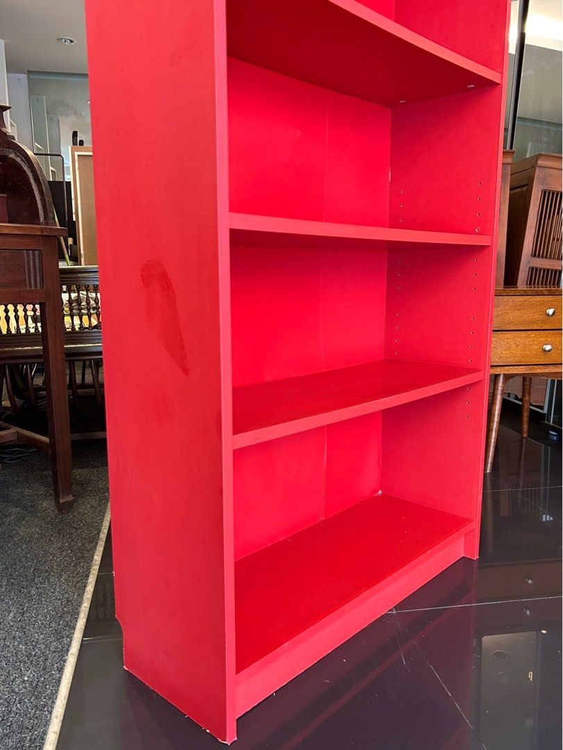 Ikea BILLY shelving unit RED limited edition, Furniture & Home Living