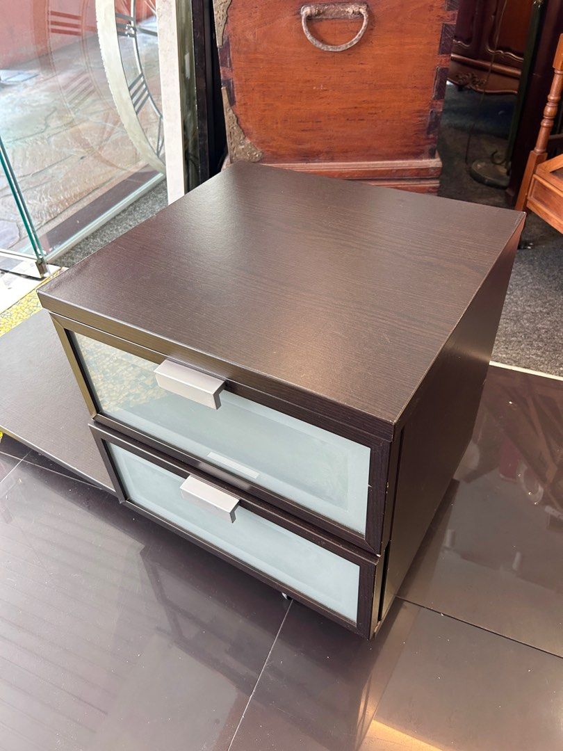 Ikea HOPEN nightstand with castor, Furniture & Home Living, Furniture