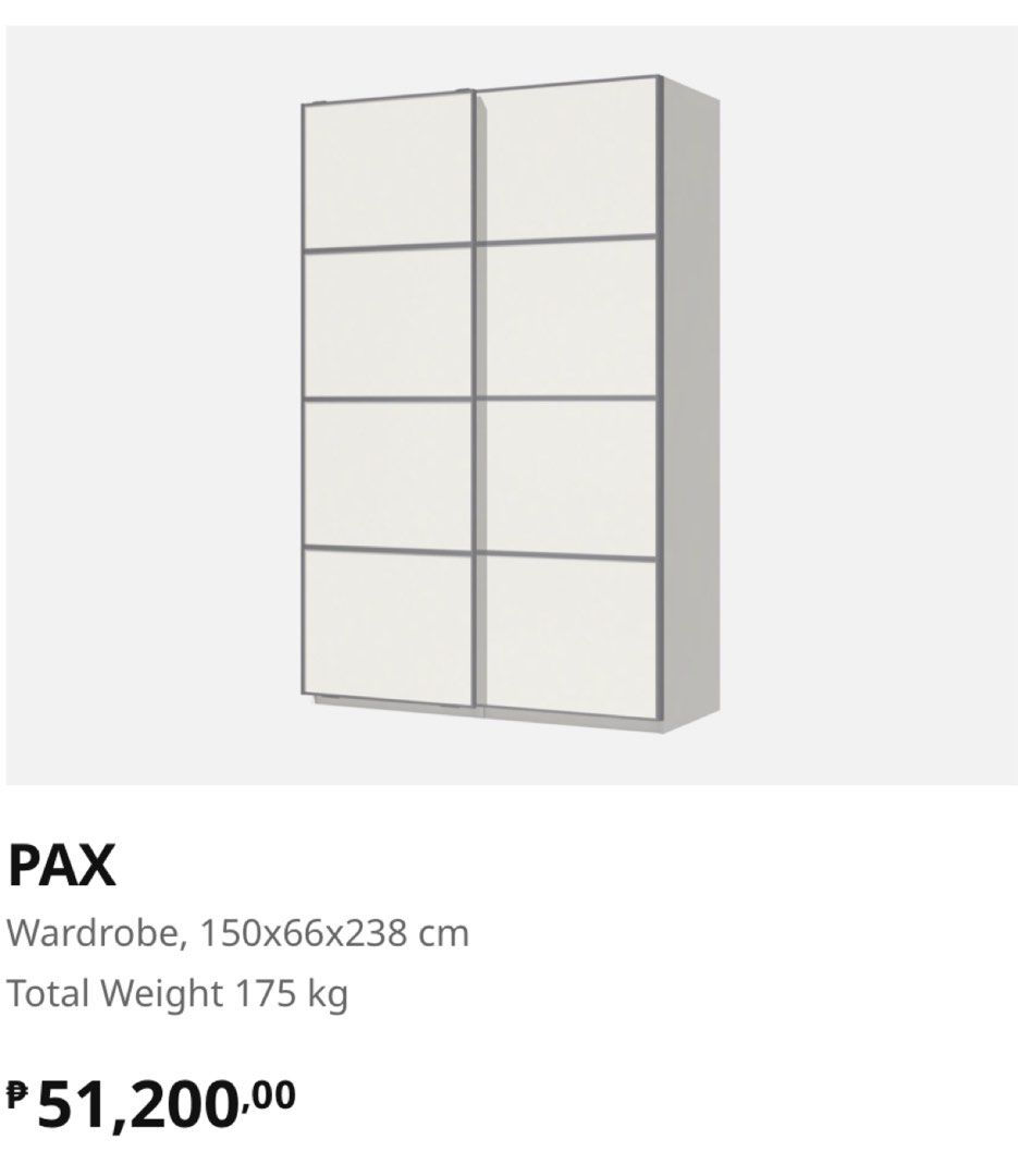 Ikea Pax Cabinet, Furniture & Home Living, Furniture, Shelves, Cabinets ...