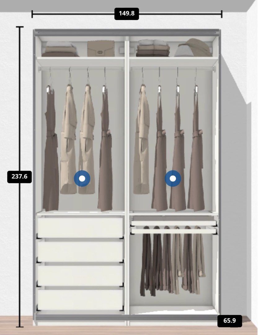 Ikea Pax Cabinet, Furniture & Home Living, Furniture, Shelves, Cabinets ...