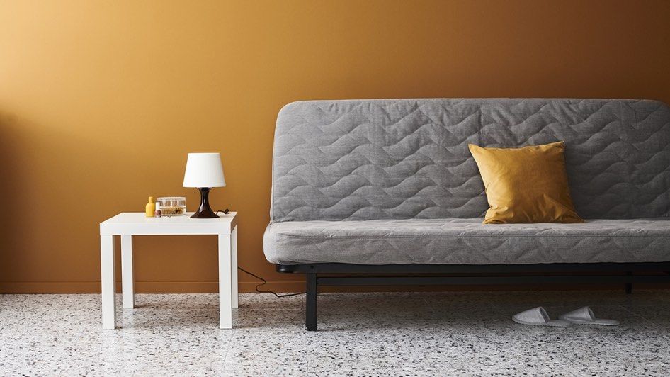 IKEA sofa bed COVER (grey), Furniture & Home Living, Furniture, Sofas