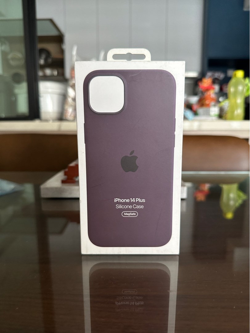 iPhone 14 Plus original Apple Silicone case Elderberry, Mobile Phones