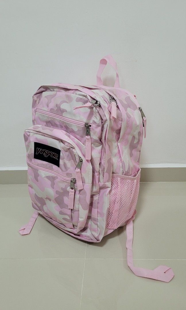 Jansport pink shop camo backpack