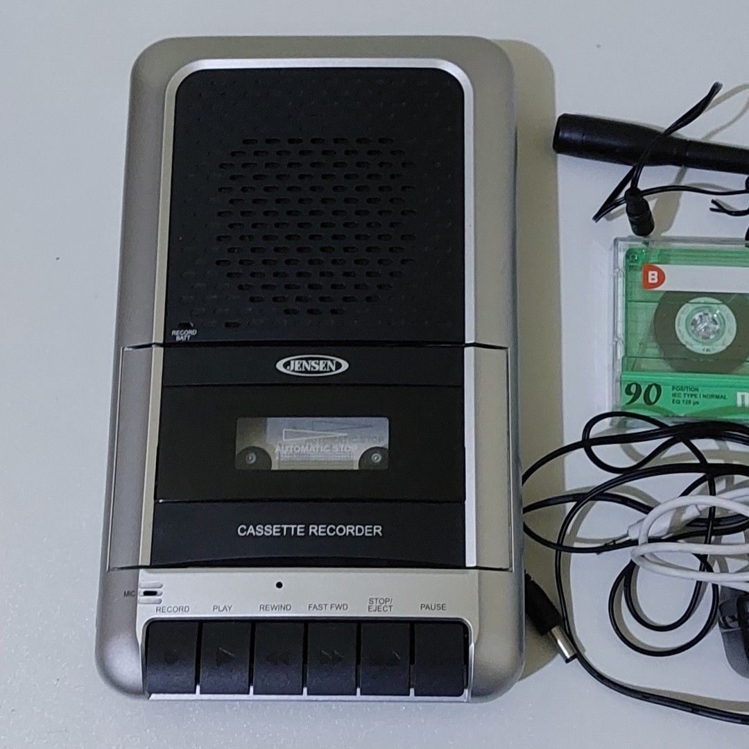 Jensen Portale Cassette Tape Recorder, Audio, Portable Music Players on