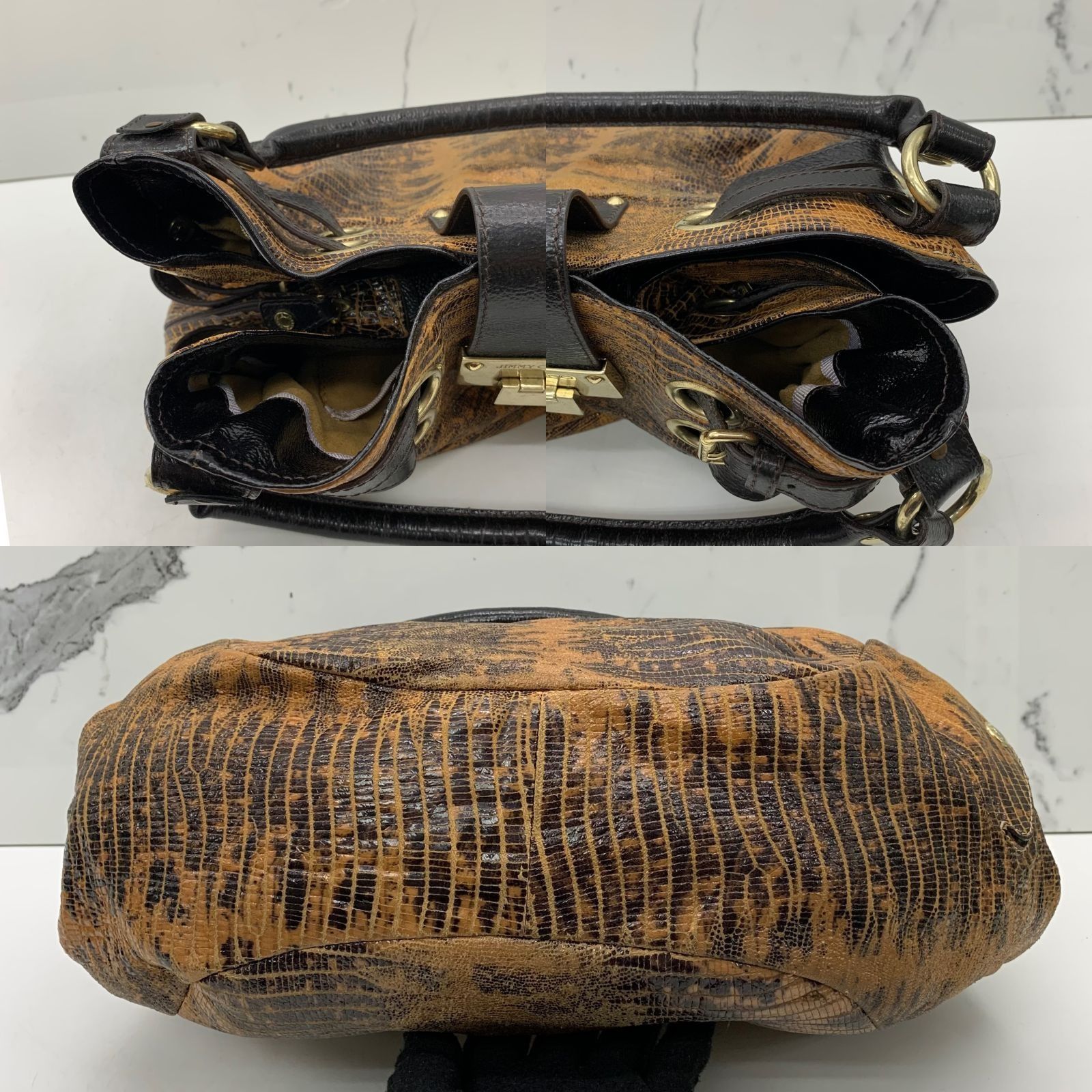 Python skin shop jimmy choo bag