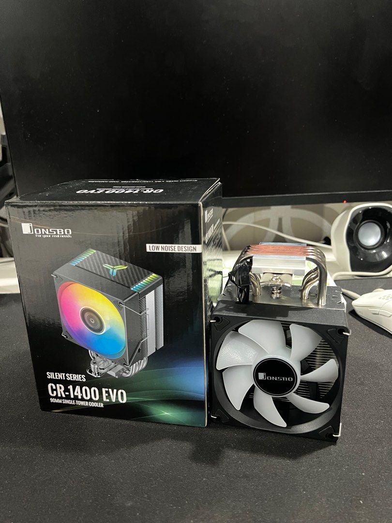 Jonsbo CR-1400 EVO Black ARGB CPU Cooler, Computers & Tech, Parts ...