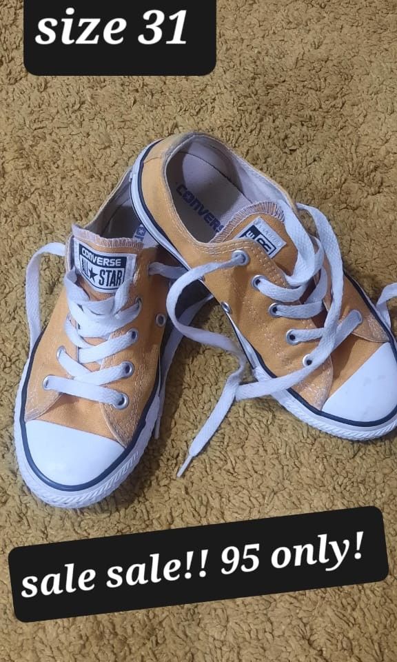 Kids Converse Size 31 Women s Fashion Footwear Sneakers on Carousell