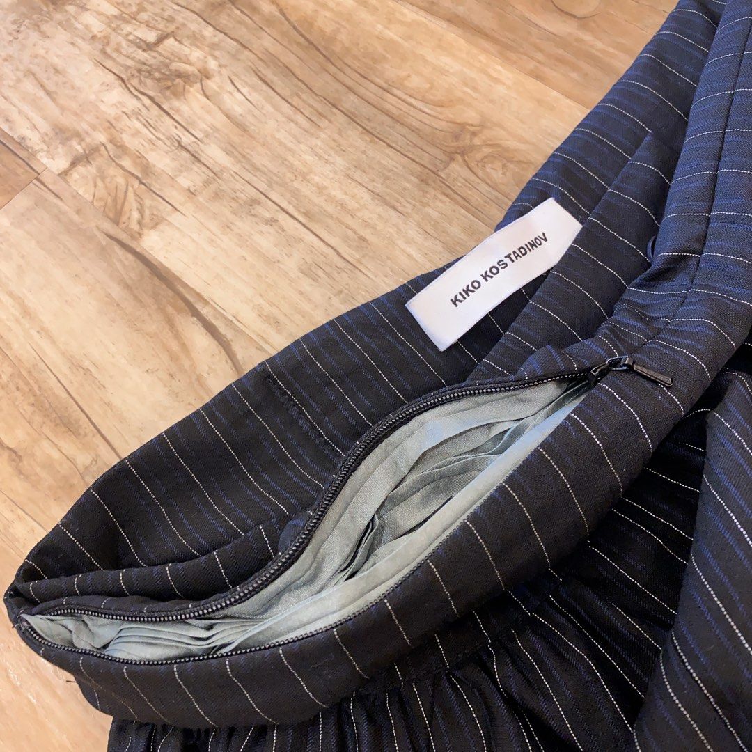 KIKO KOSTADINOV Anthonis Gathered Trouser 3M Pinstripe, 他的時尚