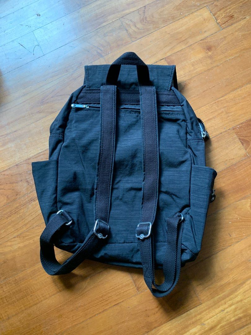 3 Different Styles Kipling Black Backpack Kipling Drawstring Backpack Tote Bag Women s Fashion Bags Wallets Backpacks on Carousell