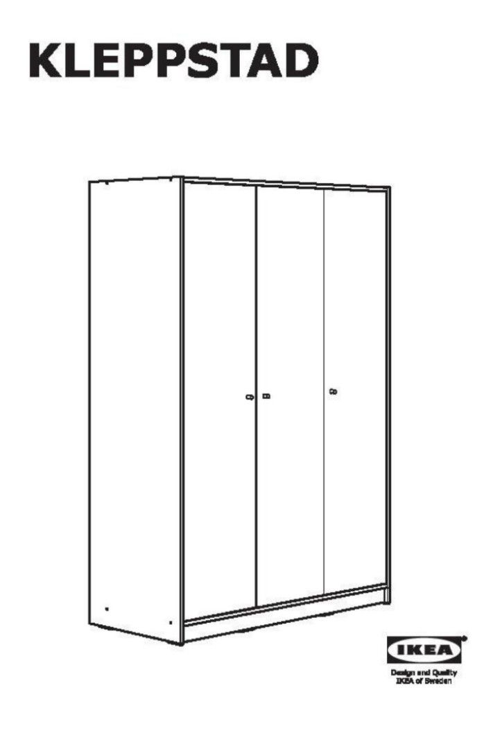 Ikea kleppstad 3 doors assembly discount