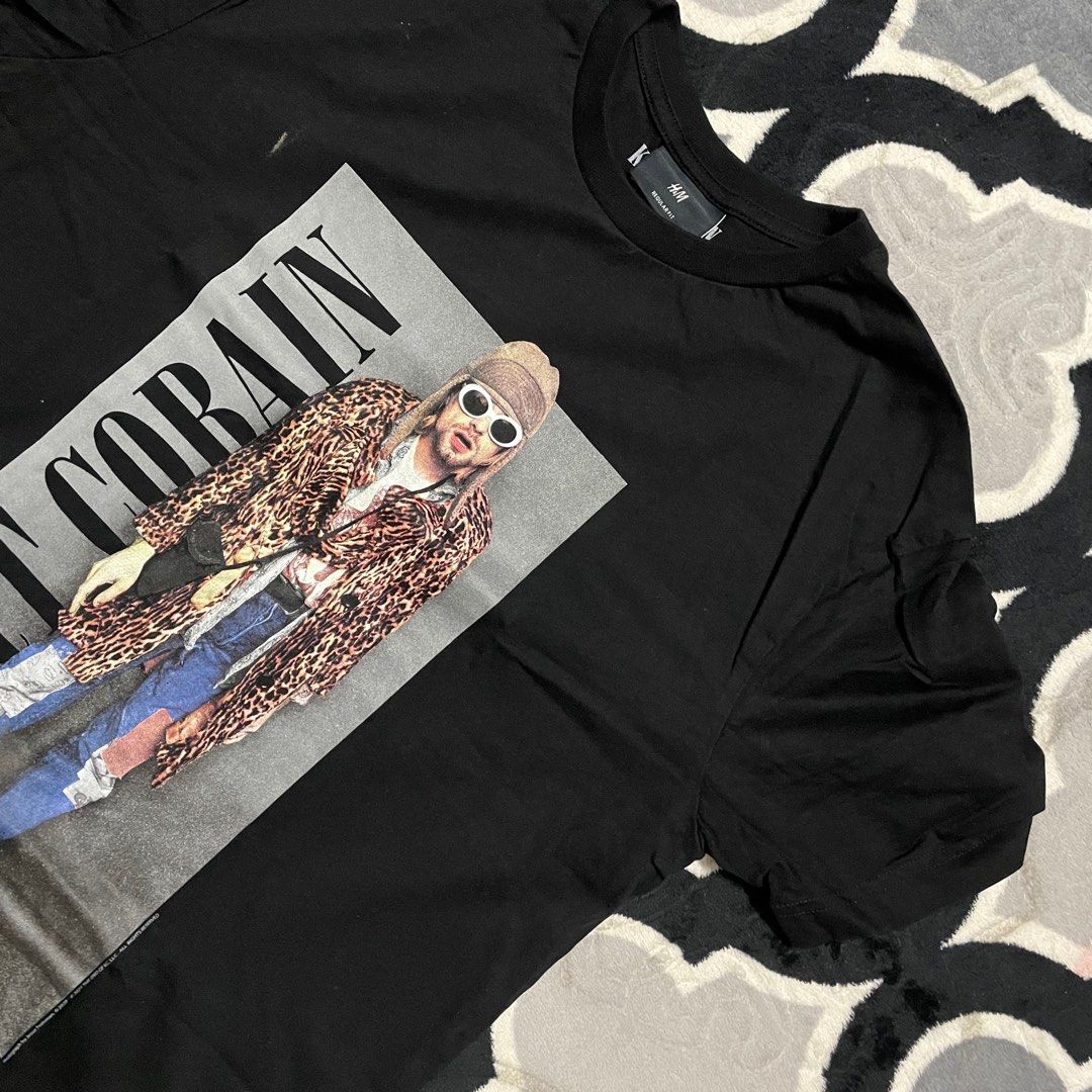 KURT COBAIN H M TEE Men s Fashion Tops Sets Tshirts Polo