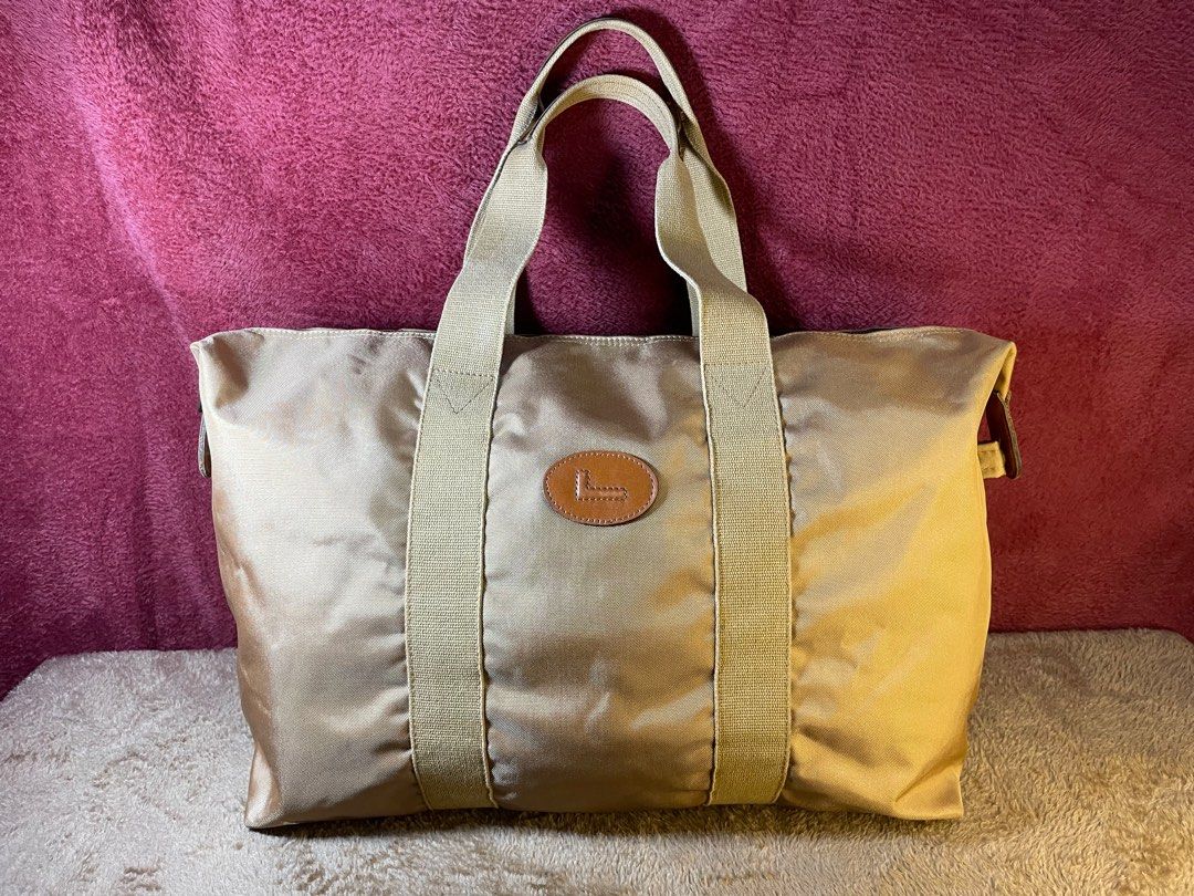 Lancel Nylon Le Pliage Tote Handbag Convertible to Sling