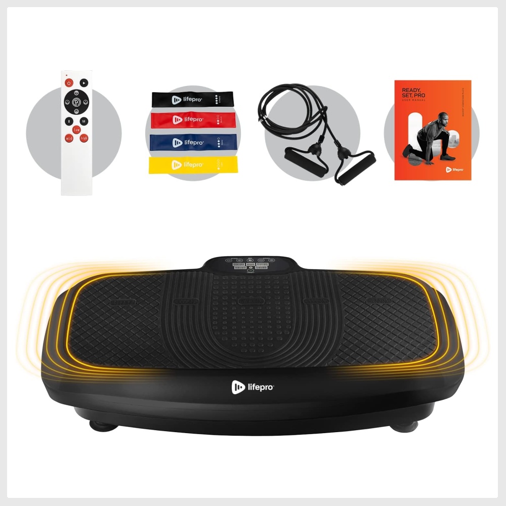 LifePro 3D Vibration Plate Exercise Machine Dual Motor Oscillation